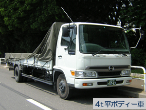 4t平ボディー車